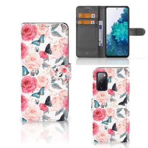 Samsung Galaxy S20 FE Hoesje Butterfly Roses