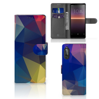 Sony Xperia 10 II Book Case Polygon Dark - thumbnail