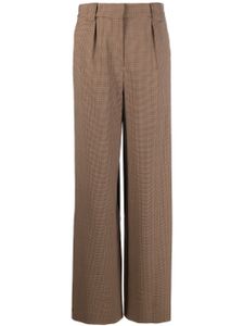 Simkhai pantalon de tailleur à carreaux - Marron