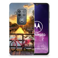 Motorola One Zoom Siliconen Back Cover Amsterdamse Grachten