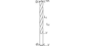 Bosch Accessories 2608596311 Hout-spiraalboor 14 mm Gezamenlijke lengte 151 mm Cilinderschacht 1 stuk(s)