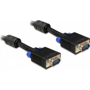 DeLOCK 10m VGA Cable VGA kabel VGA (D-Sub) Zwart