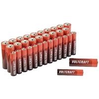 VOLTCRAFT Batterijset Mignon, Micro 34 stuks incl. box