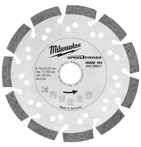 Milwaukee Accessoires SpeedCross diamantslijpschijf HUDD 150 - 4932399821