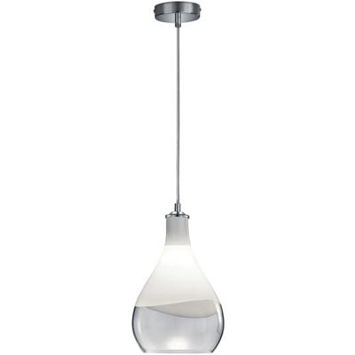 Led Hanglamp - Hangverlichting - Trion Kinton - E14 Fitting - Rond - Mat Chroom - Aluminium