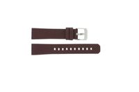 Horlogeband Tag Heuer WAC1219 / BC0848 Leder Bordeaux 17mm