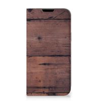 Apple iPhone 14 Plus Book Wallet Case Old Wood