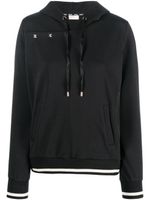 LIU JO hoodie en coton à patch logo - Noir - thumbnail