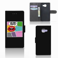 Samsung Galaxy A5 2016 Wallet Case met Pasjes Popart Princess