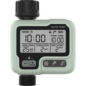 Sproeier Timer Automatische / Handmatige Irrigatie Besproeiing Timer voor Tuin Gazon Kinderslot Modus Automatische Modus Besproeiing Kraan Sproeier Timer