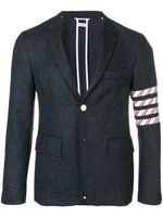 Thom Browne blazer à détail rayé - Bleu