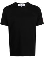 Comme Des Garçons Play t-shirt en coton à patch logo - Noir