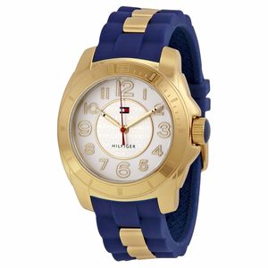 Tommy Hilfiger horlogeband 1781307 / TH-204-3-34-1383 / TH679301540 Rubber Blauw 18mm