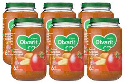 Olvarit 6m11 Tomaat Rundvlees Aardappel Olvarit 6m11 Tomaat Rundvlees Aardappel