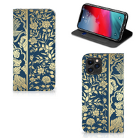 Apple iPhone 11 Pro Smart Cover Beige Flowers - thumbnail