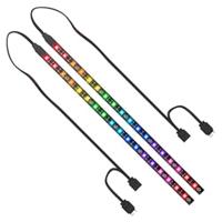 SilentiumPC Case Acc Aurora Stripes ARGB (2x30cm ARGB Stripes 2x18LED 4PIN Compatible) SPC247