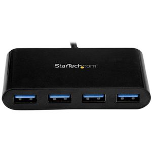 StarTech.com HB30C4AB USB 3.0 (3.1 Gen 1) Type-C 5000Mbit/s Zwart hub & concentrator