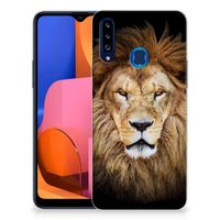 Samsung Galaxy A20s TPU Hoesje Leeuw - thumbnail