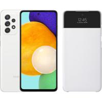 Samsung Galaxy A52 128GB Wit 5G + Samsung Smart S View Wallet Cover Wit