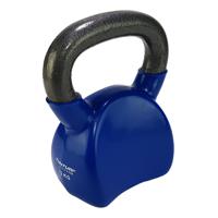 Tunturi Vinyl Kettlebell l 12KG l blauw