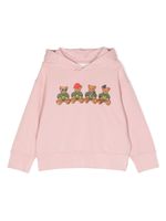 Palm Angels Kids hoodie College Bears - Rose