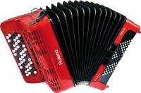 Roland FR-1XB RD V-Accordion knoppenklavier rood