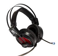 TALIUS Osprey Hoofdtelefoon Gaming 7.1 PC & PS4, LED RGB met ruisonderdrukking, zwart