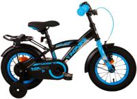 Volare Thombike 12 Inch 21,5 cm Jongens Terugtraprem Zwart/Blauw