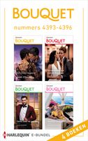 Bouquet e-bundel nummers 4393 - 4396 - Melanie Milburne, Abby Green, Kelly Hunter, Dani Collins - ebook - thumbnail