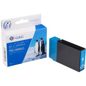 G&G Inktcartridge vervangt Canon PGI-1500C XL Compatibel Cyaan NP-C-1500XLC 1C1500C