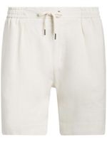 Ralph Lauren Purple Label short en lin à lien de resserrage - Blanc - thumbnail