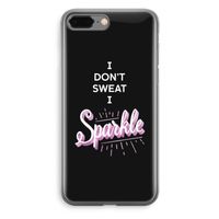 Sparkle quote: iPhone 8 Plus Transparant Hoesje - thumbnail