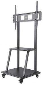 Manhattan 461665 flat panel vloer standaard Portable flat panel floor stand Zwart 2,54 m (100 )