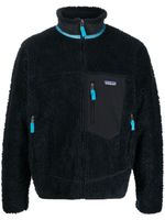 Patagonia veste zippée en polaire à patch logo - Noir - thumbnail