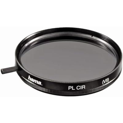 Hama Polarisatiefilter, 4-Voudige AR-Vervanging, Circulaire Poolfilter, Voor 27 mm Foto-Cameralens, 49 mm, Zwart
