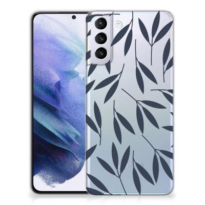 Samsung Galaxy S21 Plus TPU Case Leaves Blue Samsung Galaxy S21 Plus TPU Case Leaves Blue