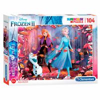 Clementoni Brilliant Puzzel Frozen 2, 104st. - thumbnail