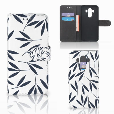 Huawei Mate 10 Pro Hoesje Leaves Blue