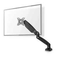 Nedis MMSISGS110BK Monitorbeugel Voor Bureaus Gasveer 1 Scherm(en) 15 - 32 " 75x75 / 100x100 Draai- En Kantelbaar