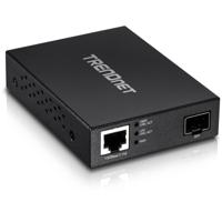 Trendnet TFC-PGSFP netwerk media converter 2000 Mbit/s Zwart - thumbnail