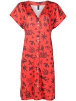 Lygia & Nanny robe-chemise Artemis Estampado - Marron