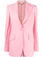 Stella McCartney blazer à simple boutonnage - Rose