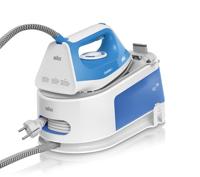 Braun CareStyle 1 IS 1012 BL Stoomgenerator met 110g/min Continue Stoom en 340g/m Stoomshot, 5.5 Bar, FreeGlide 3D Strijkzool, 1.5 l Waterreservoir, 2400W, Wit/Blauw