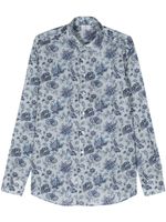 ETRO chemise en coton à imprimé cachemire - Bleu - thumbnail