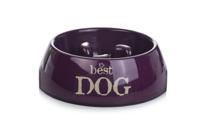 Beeztees Best Dog - Hondenvoerbak - Antischrok - Paars - 18X6,5 Cm