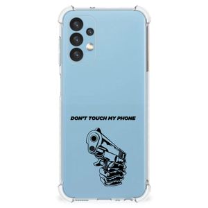 Samsung Galaxy A13 (4G) Anti Shock Case Gun Don't Touch My Phone