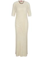 Tricotjurk korte mouwen Van Laura Biagiotti Roma wit