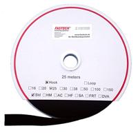 FASTECH T020509990125 Standaard klittenband om op te naaien: LOOP STD 50MM BLACK 25 M