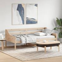 vidaXL Slaapbank 100x200 cm massief grenenhout, bedbank, bedframe, bedbodem, bed, houten bedframe, logeerbed, slaapmeubel, ledikant, bedbanken, bedden