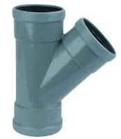 PVC T-Stuk 45° manchet - 3 x mof 110 mm